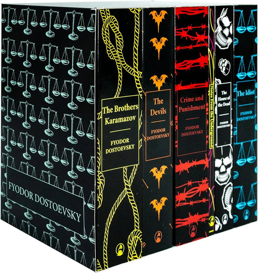 Complete Collection of Fyodor Dostoevsky 6 Books Set